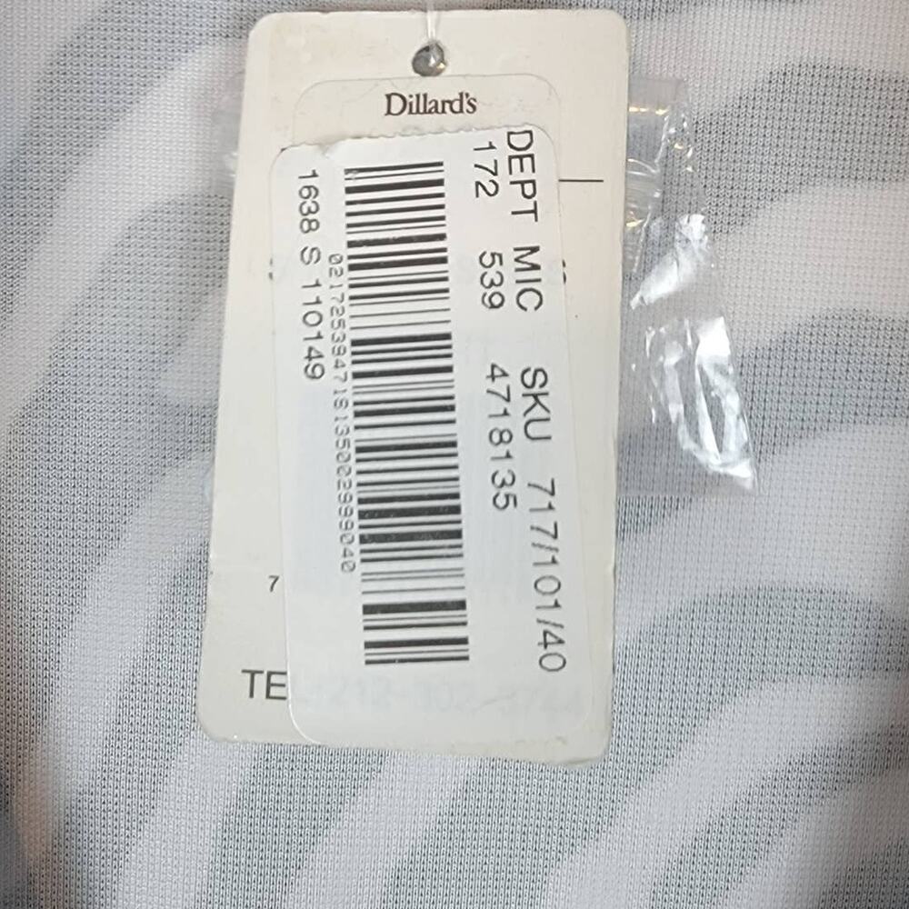 NEW Lisa International Animal Print Zebra Moto Zip Front Jacket Size Small - Picture 6 of 8